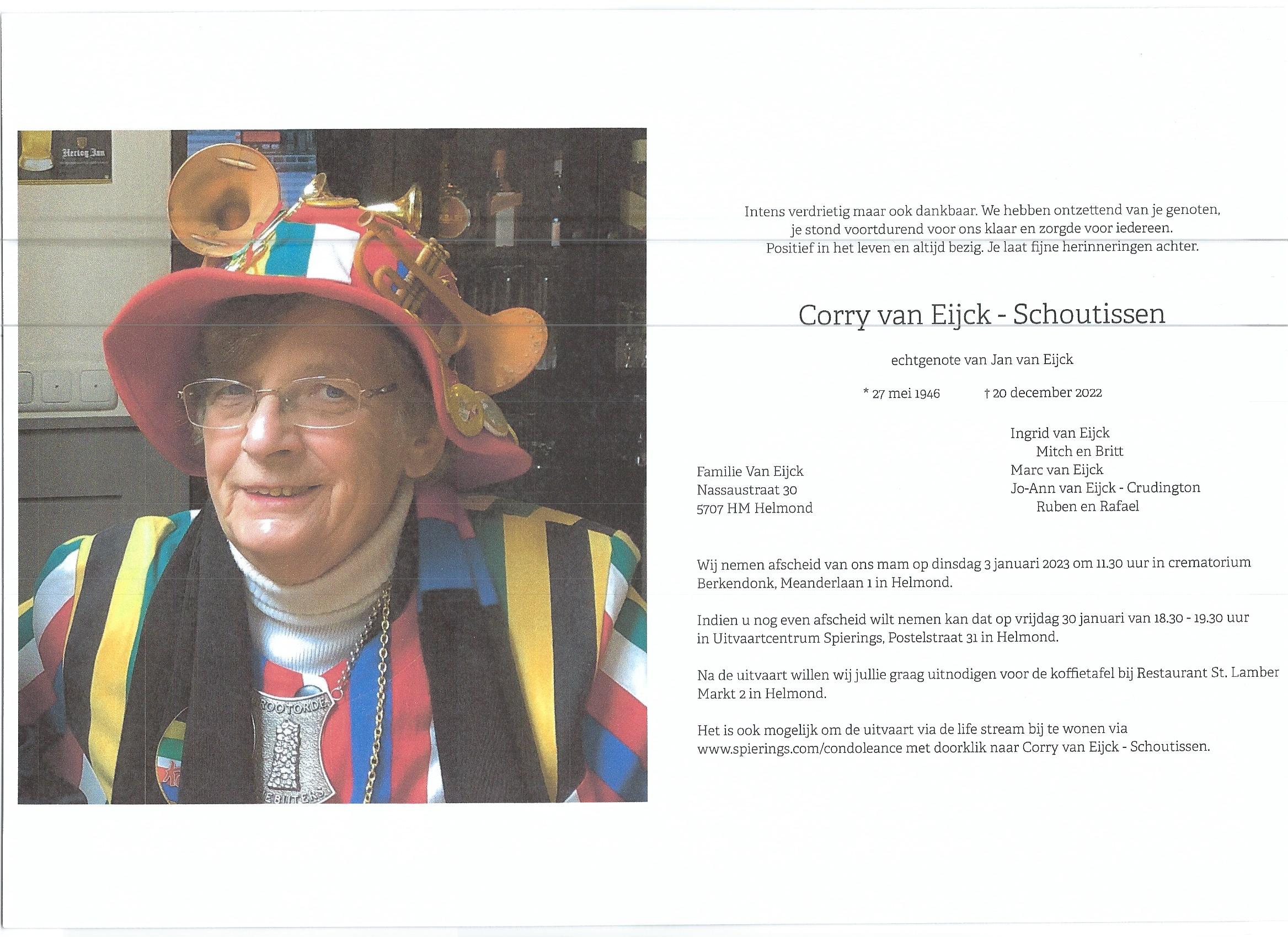 Corry van Eijck-Schoutissen
