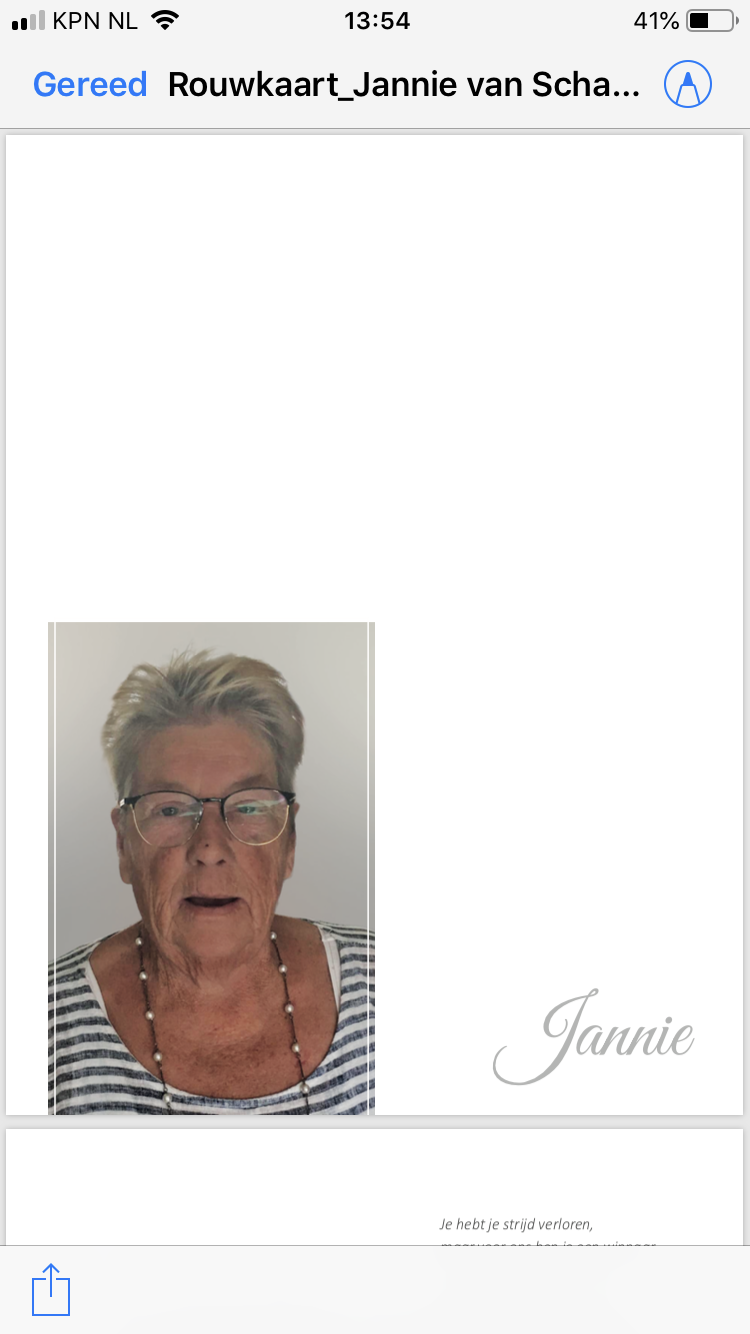 Jannie van Schaik-van Zweden
