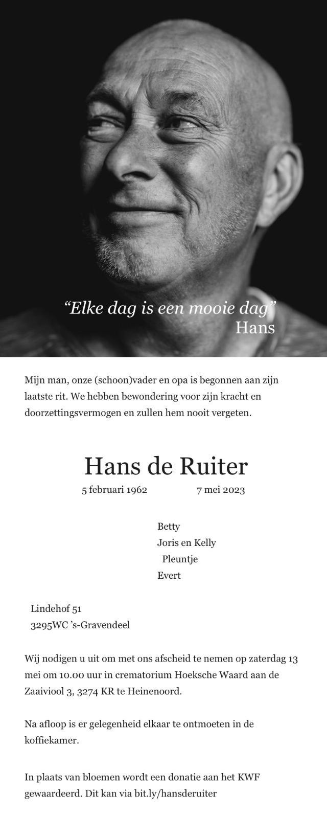 Hans de Ruiter