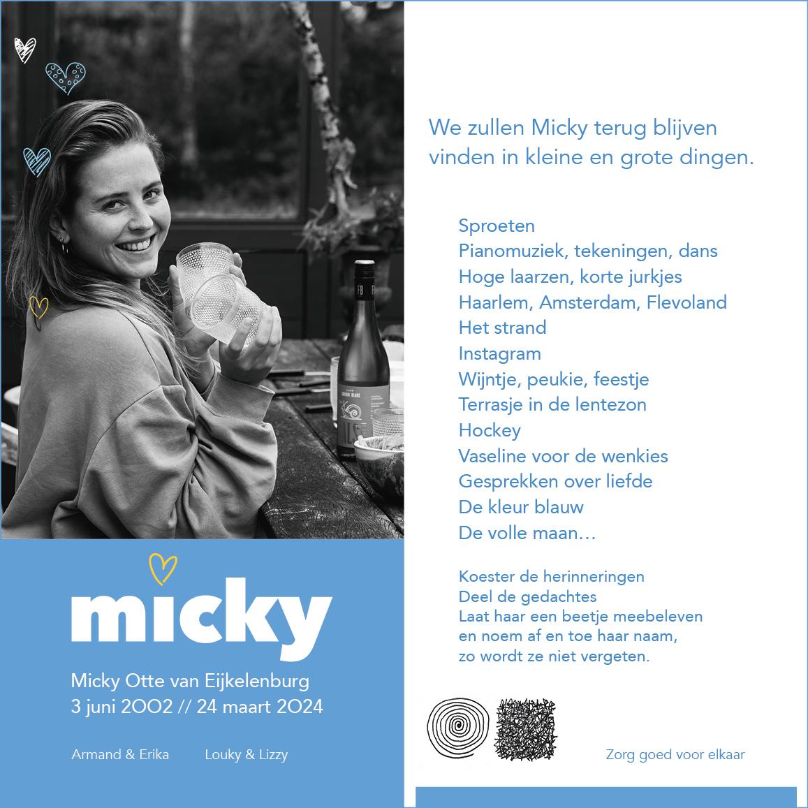 Micky van Eijkelenburg