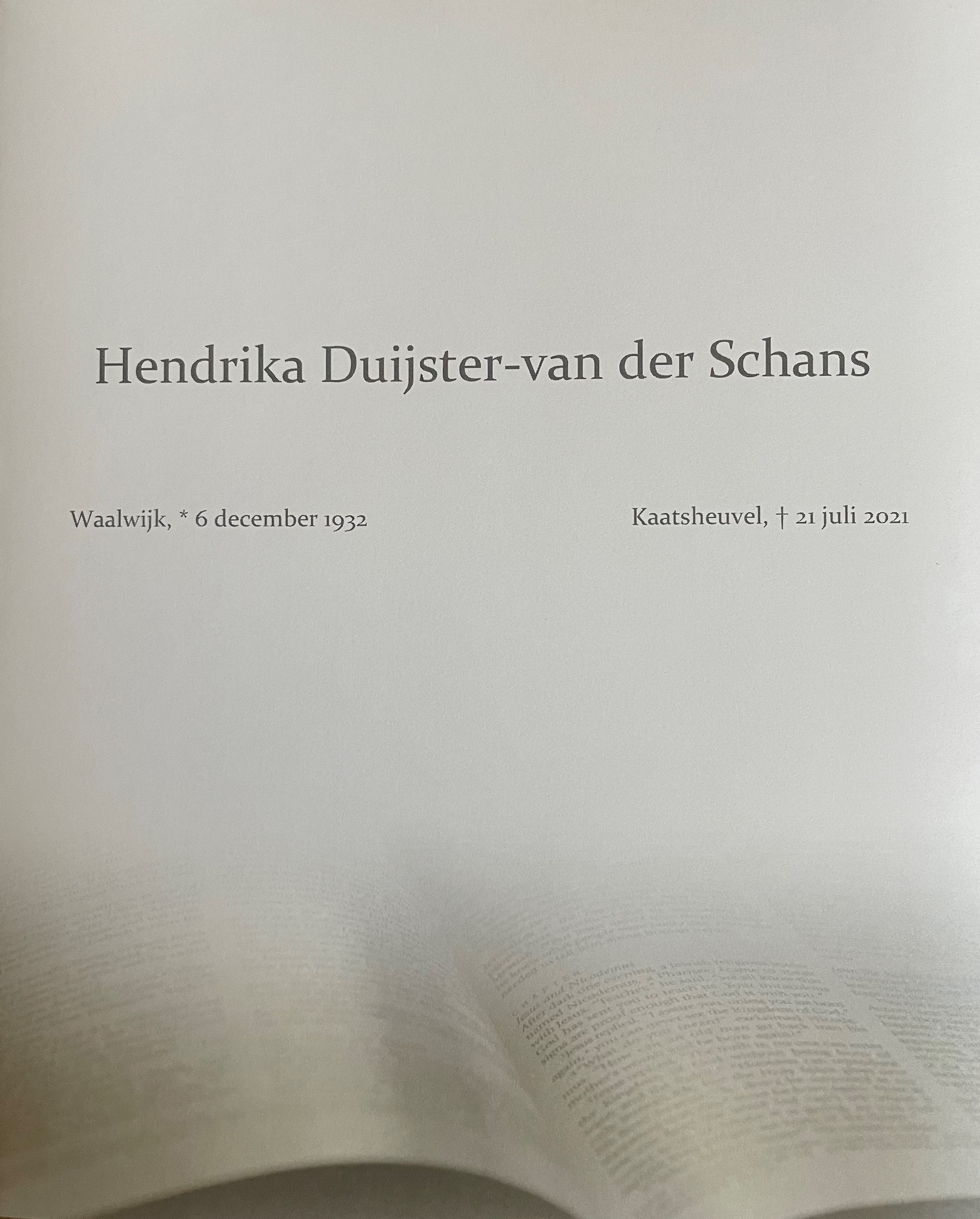 Riek Duijster-van der Schans